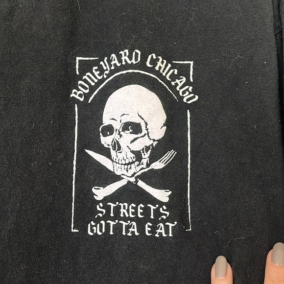 Boneyard Chicago Streets Gotta Eat Longsleeve Tshirt - Picture 3 of 8